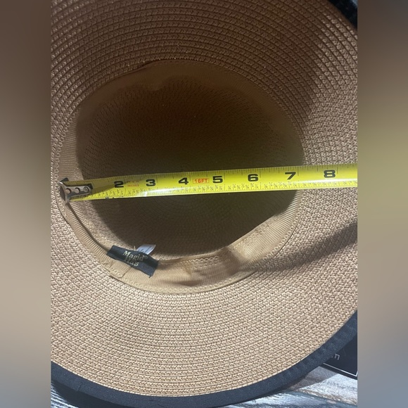 Summer Bow Hat Packable NWT Tan/black UPF 50+ One Size - Picture 8 of 10